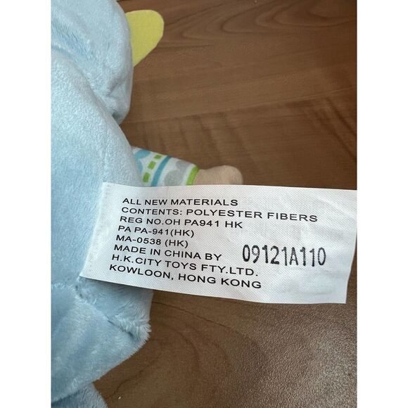 Plush Doll Baby Tender Hearts Collection Puppy Hoodie Soft Body Blue 12” NWT - Picture 7 of 9